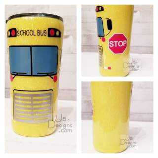 Personalized Glitter Bus Driver Tumbler (copy)