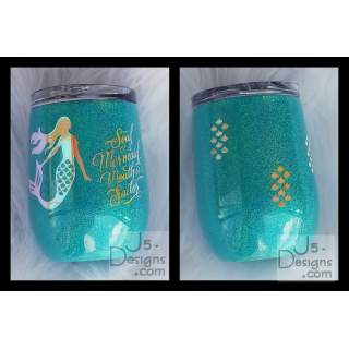 Mermaid Wine Tumbler